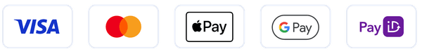 Visa, Mastercard, Apple Pay, Google Pay and PayID